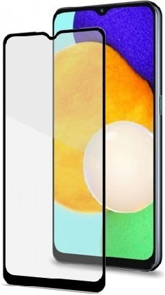 9H 0.26мм Пълно лепило Закалено стъкло за цялото лице Черен (Galaxy A04s)