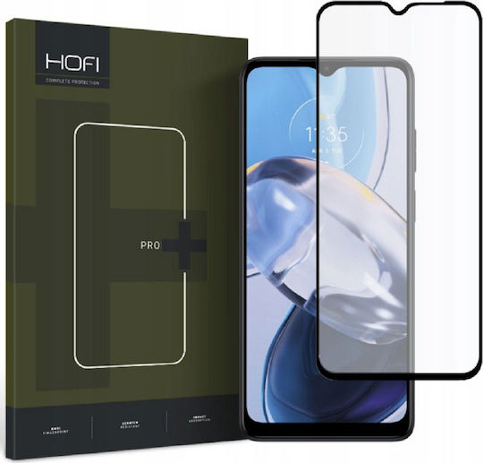 Hofi Pro+ Gehärtetes Glas Schwarz (Motorola Moto E22 / E22i)