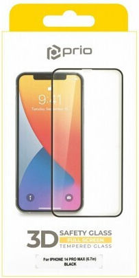 Prio 3D Full Face Стъклен Протектор За iPhone 14 Pro Max