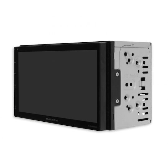 Macrom Автомобилна Аудио Система (Блутут/USB/WiFi/GPS/Apple-Carplay/Android-Auto/CD) с Тъчскрийн 6.8"