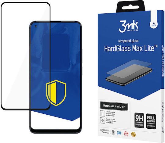 3MK Hardglass Max Lite Full Face Tempered Glass (Realme 8 5G)