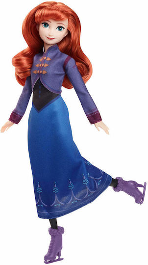 Mattel Ice Skating Αnna Winter Festival Doll for 3+ years+ Years 30cm