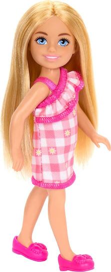 Barbie Celsi And Friends Păpușă Chelsea Rochie roz în carouri pentru 3+ ani+ Ani (Diverse modele) 1 buc