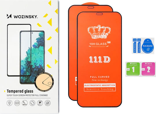 Wozinsky Wozinsky Full Glue Full Face Tempered Glass Black (iPhone 11)