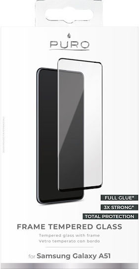 Puro Vollkleber Vollflächig gehärtetes Glas (Galaxy A51)