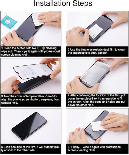 Nillkin CP+ Pro 2.5D Vollflächig gehärtetes Glas Schwarz (Redmi 10C) 57983109899