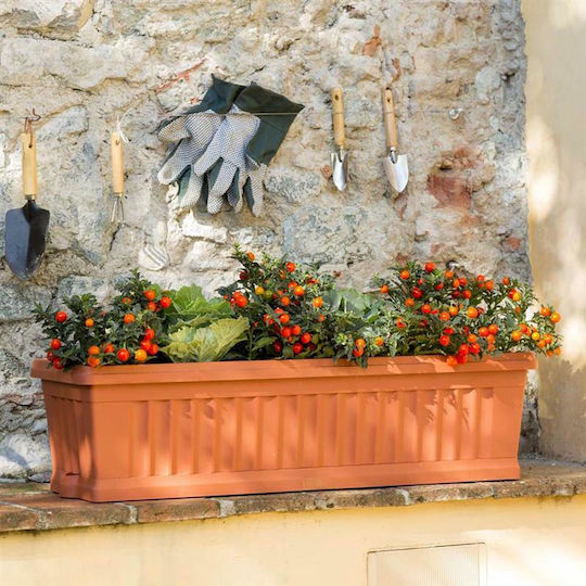 Bama Planter Box Plastic Light Terracotta Bama Planter Box Plastic Light Terracotta