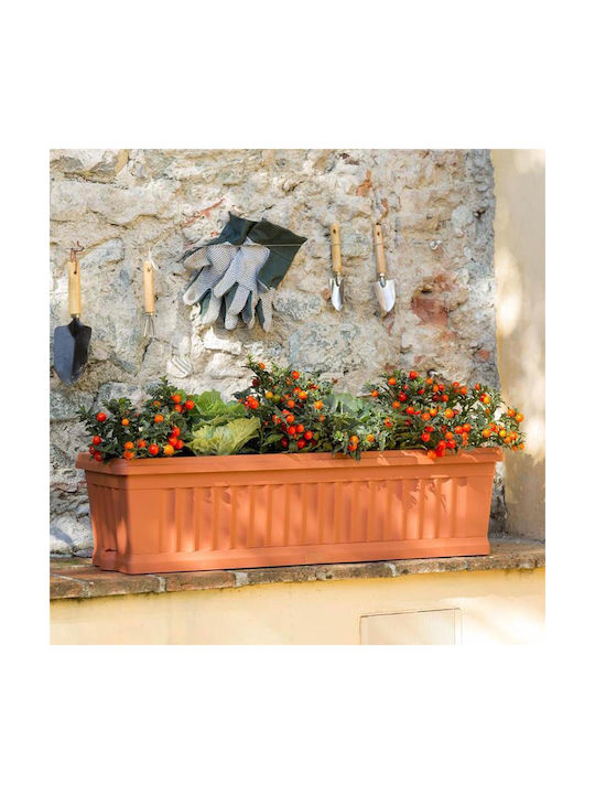 Bama Planter Box Plastic Dark green 50x18.5x16.5cm.