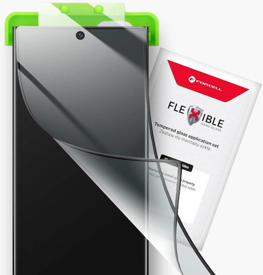 Forcell Flexible Nano 5D Full Glue Full Face Tempered Glass Black for iPhone 17e / 16e / 14 / 13 / 13 Pro