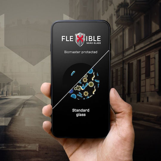 Forcell Flexible Nano 5D Tempered Glass Black (iPhone 12 / 12 Pro)