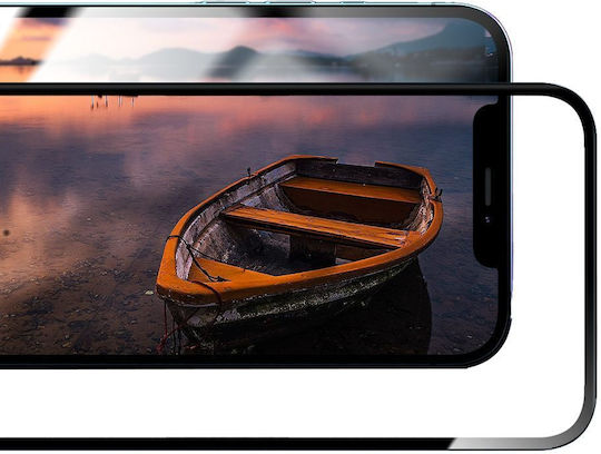 Forcell Flexible Nano 5D Tempered Glass Black (iPhone 12 / 12 Pro)