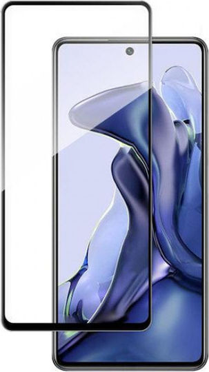 5D Full Glue Full Face Tempered Glass Μαύρο (Xiaomi 11T / 11T Pro)