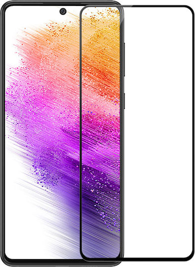Nillkin Amazing CP+ Pro Max 2.5D Vollflächig gehärtetes Glas Schwarz (Galaxy A73)