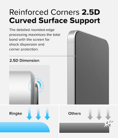 Ringke Easy Slide Tempered Glass 2pcs (Galaxy A56)