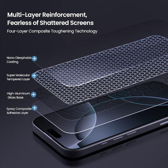 Nillkin H+pro 2.5D 0.2mm Tempered Glass (iPhone 17 Pro Max / iPhone 16 Pro Max)