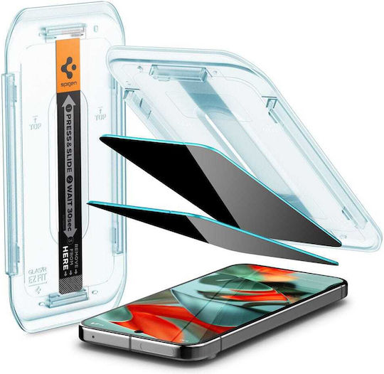 Spigen GLAS.tR EZ Fit Privacy Tempered Glass 2τμχ (Google Pixel 9 Pro XL / Pixel 10 Pro XL) AGL09313