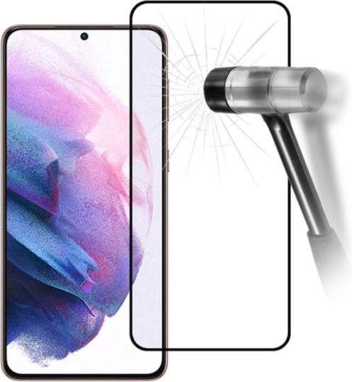 5D Vollkleber Vollflächig gehärtetes Glas Schwarz (Galaxy S24 FE)