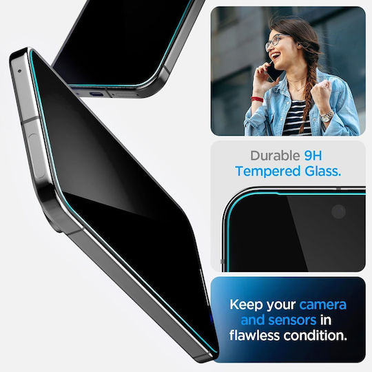 Spigen GLAS.tR EZ Fit Privacy Tempered Glass 2τμχ (Google Pixel 9 Pro XL / Pixel 10 Pro XL) AGL09313