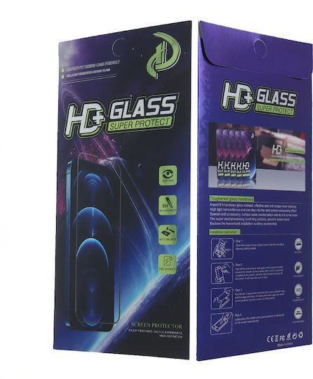 9D Full Face Tempered Glass Black (iPhone X, Xs, 11 Pro)