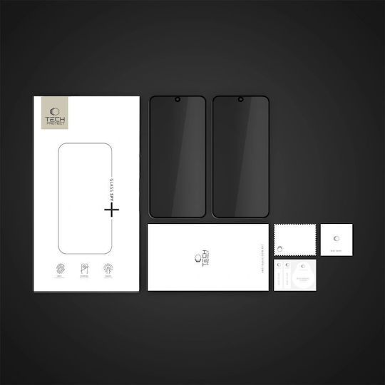 Tech-Protect Anti Spy Glass Pro+ Privacy Tempered Glass Negru (Galaxy S25 Edge)