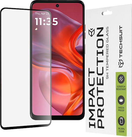 Techsuit Full Glue Full Face Tempered Glass (Motorola Moto G05, Motorola E15)