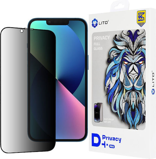 Lito Privacy Tempered Glass Black Mobile Screen Protectors iPhone 17e / 16e / 14 / 13 / 13 Pro Xiaomi 13 Pro