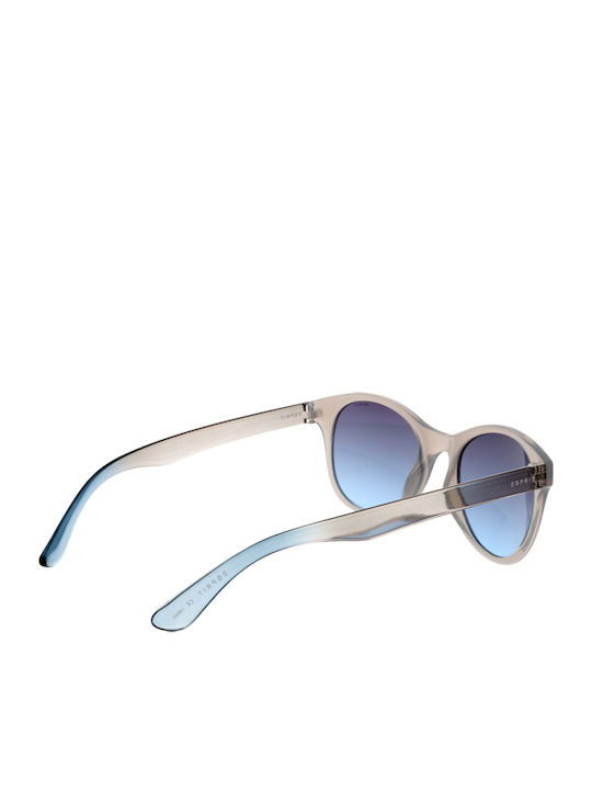 Esprit Unisex Γυαλιά Ηλίου με Γκρι Σκελετό και Μπλε Ντεγκραντέ Φακό ET39119 515