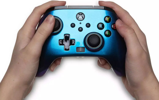 PowerA Enhanced Nebula V2 Cu fir Gamepad pentru PC / Xbox One / Xbox Series Albastru