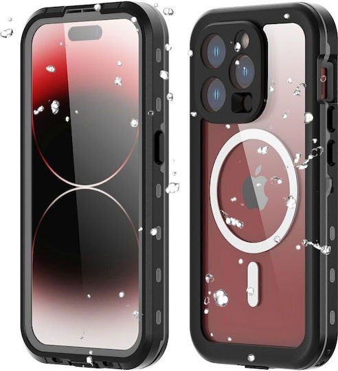 m66228z 360 Full Cover Σιλικόνης / Πλαστικό Αδιάβροχο Μαύρο (iPhone 15 Pro)