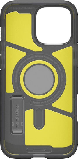 Spigen Tough Armor T MagSafe Back Cover Σιλικόνης / Πλαστικό Μαύρο (iPhone 16 Pro)