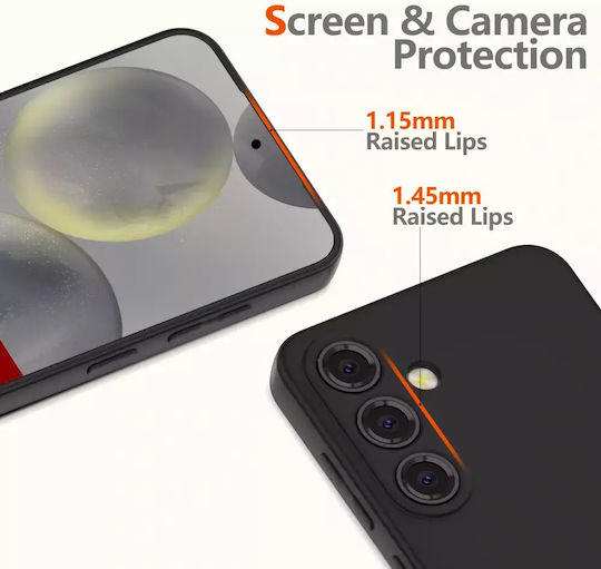 Tech-Protect Icon Back Cover Silicon Negru (Samsung Galaxy A36 5G)