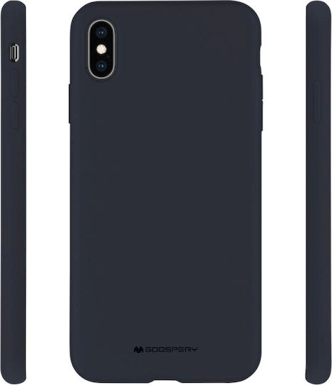 Mercury Silicone Umschlag Rückseite Silikon Marineblau (Galaxy Note 20)