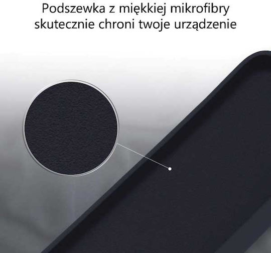 Mercury Silicone Umschlag Rückseite Silikon Marineblau (Galaxy Note 20)