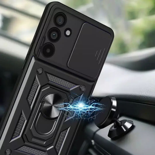 Tech-Protect CAMSHIELD PRO Back Cover Πλαστικό / Σιλικόνης Μαύρο (Samsung Galaxy A36 5G)