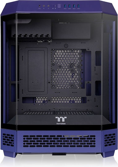 Thermaltake The Tower 600 Gaming Midi-Turm Computergehäuse mit Seitenfenster Future Dusk