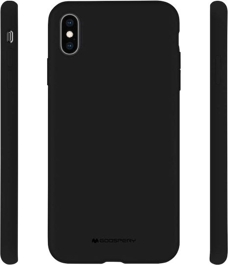 Mercury Задна корица Силикон Черен (Galaxy A04s)