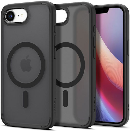 Spigen Crystal Hybrid Magsafe Case Compatible Iphone 16e Frost Black