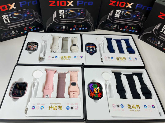 Z10X Pro Smartwatch with Heart Rate Monitor (Black)
