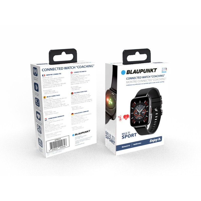 Montre Connectée Blaupunkt Multisport Bracelet Connecté Cardio