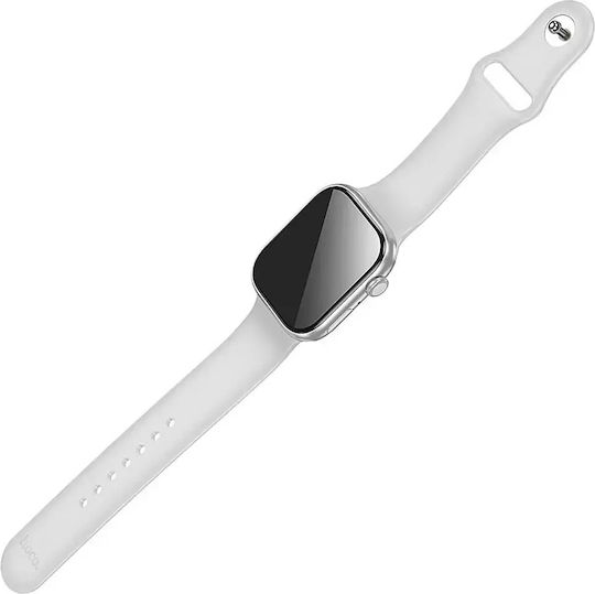Hoco Y30 Aluminium Smartwatch με Παλμογράφο (Ασημί)