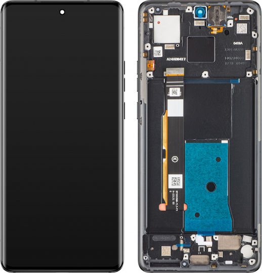 Motorola Οθόνη Service Pack με Μηχανισμό Αφής για Motorola Edge 40 (Μαύρο)
