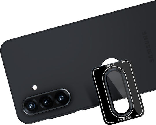 3MK Lens Protection Pro Протектор за камера Закалено стъкло Черен за Samsung Galaxy A36 5G