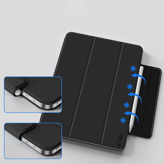 Tech-Protect Smartcase Флип капак Черен (iPad 10.9" (2022), iPad 11" (2025))