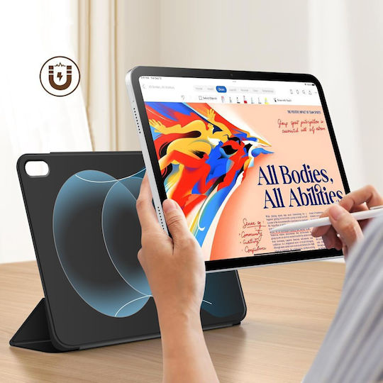 Tech-Protect Smartcase Флип капак Черен (iPad 10.9" (2022), iPad 11" (2025))