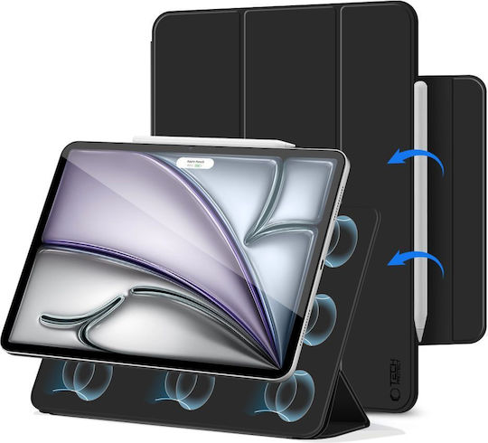 Tech-Protect Smartcase Флип капак Черен (iPad Air 13” 1 / 2 / 2024-2025)