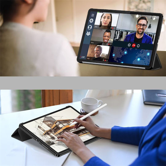 Tech-Protect Smartcase Флип капак Устойчив Черен (Lenovo Tab 10.1 TB-311)