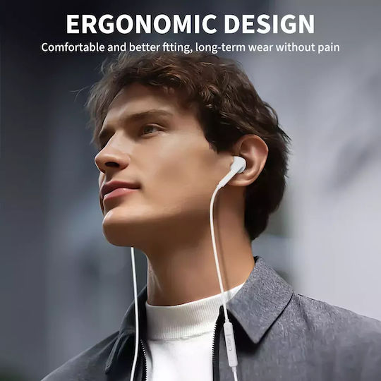 Tech-Protect Ultraboost Earbuds Freisprecheinrichtung Kopfhörer mit Stecker USB-C Weiß