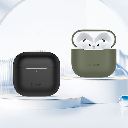 Tech-Protect Silicone Case Hülle Silikon Cafe Latte für Apple AirPods 4