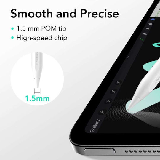 ESR Geo Digital Touch Stylus for iPad in White color