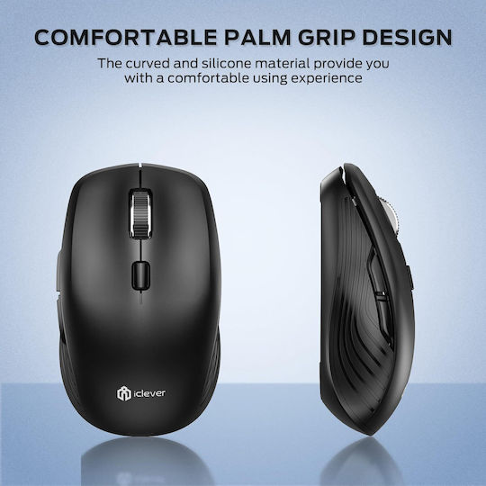 iClever MD179 Cu fir & Wireless Bluetooth Mouse Negru